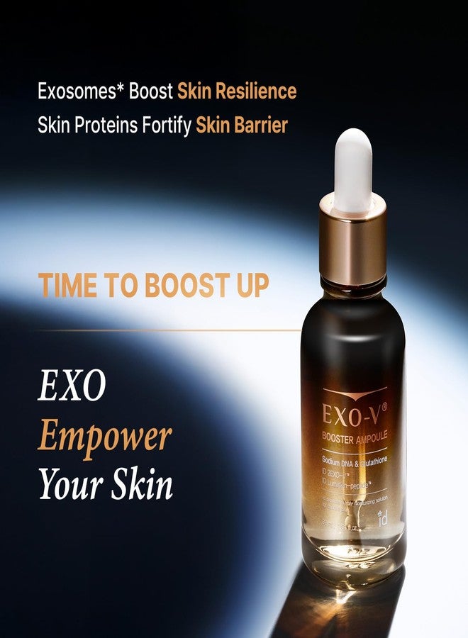 ID PLACOSMETICS idplacosmetics EXO-V Booster Ampoule 1.01 fl.oz (30ml) – Exosome Serum (720,000 PPM) with PDRN & Glutathione, Korean Skincare Microneedling Serum, for Smoother-Looking Texture & Elasticity Support. - Image 5